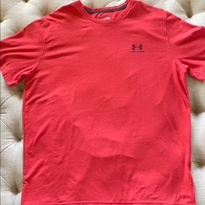 Red Under Armour T shirt